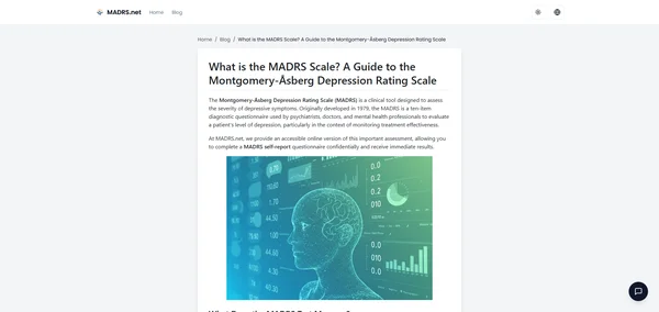 What is the MADRS Scale? A Guide to the Montgomery-Åsberg Depression Rating Scale