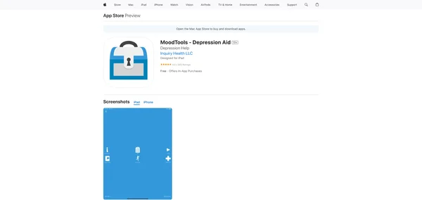 MoodTools - Depression Aid (iOS)