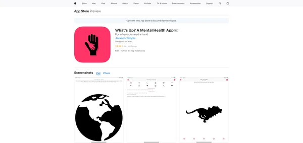 What's Up? - Mental Health App (iOS)